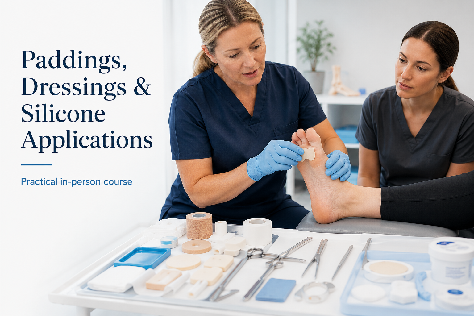 Paddings Dressing and Silicone Application Course, 1 day 